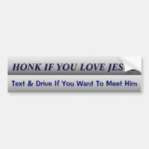 Funny Dont Text and Drive Slogan Bumper Stickers
