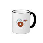 funny doughnut doughnut chef cartoon character coffee mugs