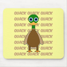 funny duck mouse mats