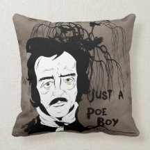 Funny Edgar Allen Poe Quote Pillow