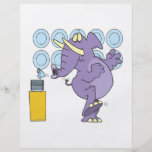 funny elephant in a china shop flyer