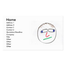 Funny Faces Business Card