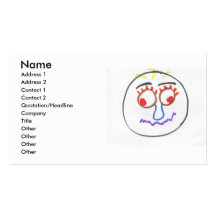 Funny Faces Business Card