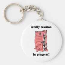 Funny family reunion key chain