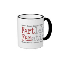 Funny FARTlek FANatic Runner Coffee Mugs