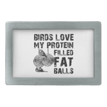 Funny fat balls belt buckles
