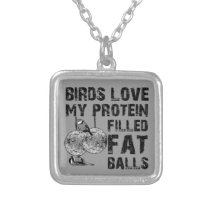 Funny fat balls necklaces