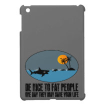 Funny fat joke ipad mini cases