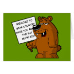 Funny fat joke greeting cards