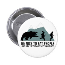 Funny fat joke pin