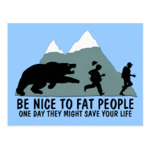 Funny fat kid post cards
