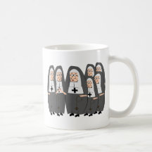 Funny "Fat Nuns" Gifts for any occasion Coffee Mugs