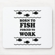Funny fishing mousemat