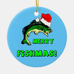 Funny fishing ornaments
