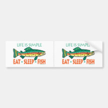 Funny Fishing Saying Bumper Stickers