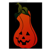FUNNY FOREHEAD PUMPKIN JACK-O-LANTERN CARDS