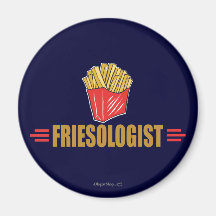 Funny French Fries Refrigerator Magnet
