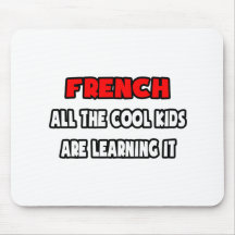 Funny French Teacher Shirts and Gifts Mousepads