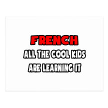 Funny French Teacher Shirts and Gifts Postcard