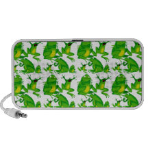 Funny Frog Emotions Mad Curious Scared Frogs Notebook Speakers