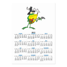 funny frog playing bass guitar froggy cartoon business card templates