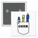 Funny GEEK Pocket Protector Pins