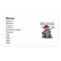 Funny Get Lost Business Cards