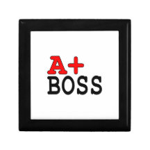 Funny Gifts for Bosses : A+ Boss Jewelry Box