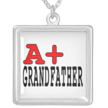 Funny Gifts for Grandfathers : A+ Grandfather Custom Jewelry
