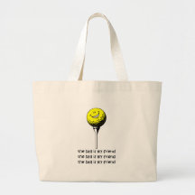 Funny golf canvas bag