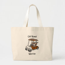 Funny golf tote bag