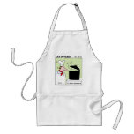 Funny Gourmet Chef Cartoon aprons
