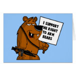Funny Grizzly Bear Greeting Cards