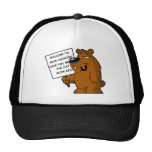Funny Grizzly Bear Trucker Hat