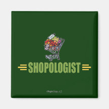 Funny Grocery Shopping Refrigerator Magnets