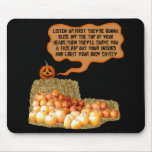 Funny halloween mousepad