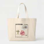 Funny Ham  Cartoon Reusable Grocery Tote Bag