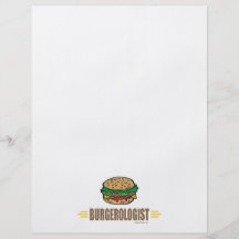 Funny Hamburger Flyer Design