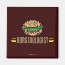 Funny Hamburger Fridge Magnet