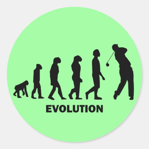 Funny hilarious golf round sticker Zazzle