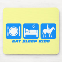 Funny horse mousemat