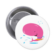 funny hula pink whale