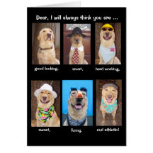 Funny Husband Birthday Greeting Card