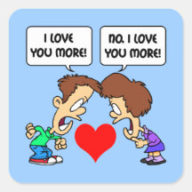 funny I love you Sticker