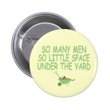 Funny image women's pinback button