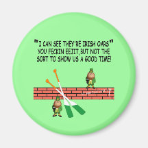 Funny Irish leprechauns Magnets