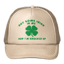 Funny Irish Pregnant Maternity Gift Mesh Hats