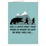 Funny joke dad's greeting card