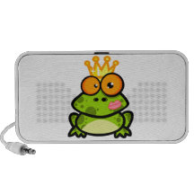 funny kissed frog prince cartoon mini speaker