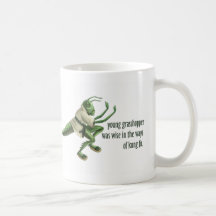 Funny Kung Fu Grasshopper Mug